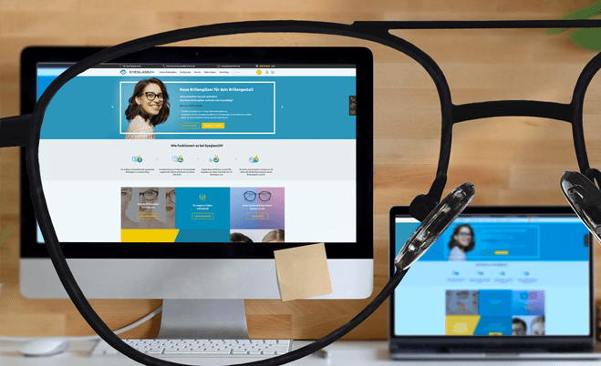 Arbeitsplatz Brillengläser mit hochwertigem Blaulichtfilter für Bildschirmarbeit